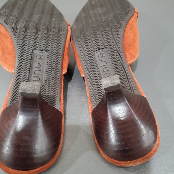 6.5 Unisa slide leather mules Rusty color - Picture 6 of 12